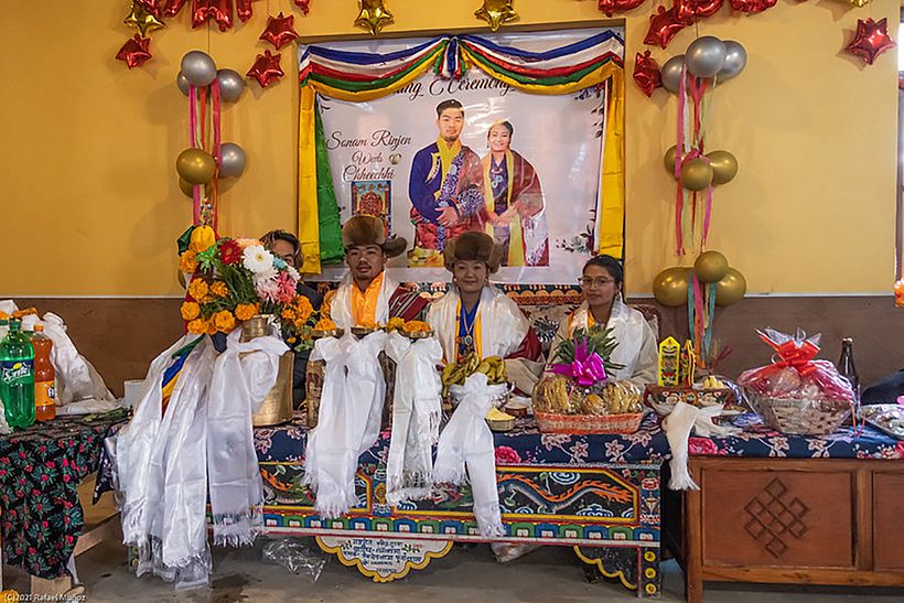 Los novios y sus padres