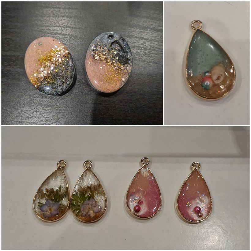Bijoux en résine  2