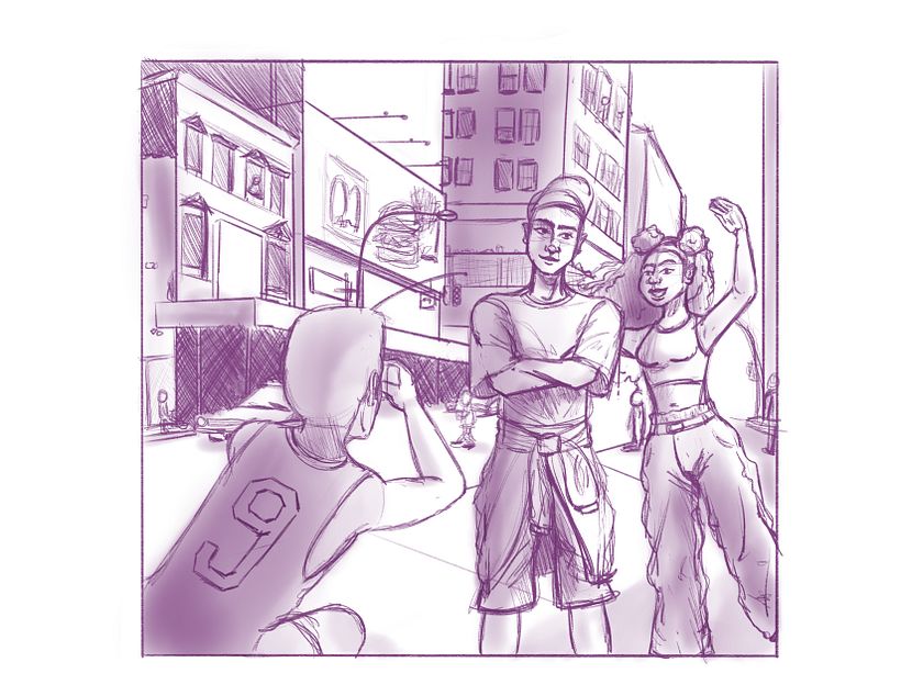 My project for course: Basic Principles of Drawing People from Imagination 3