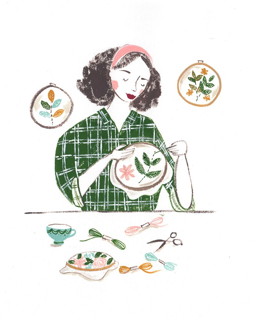 Editorial Illustration for Mollie Makes Magazine 4