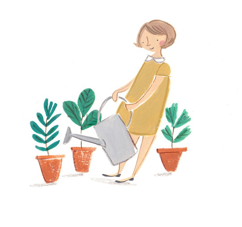 Editorial Illustration for Magnolia Magazine - Ilustración tradicional