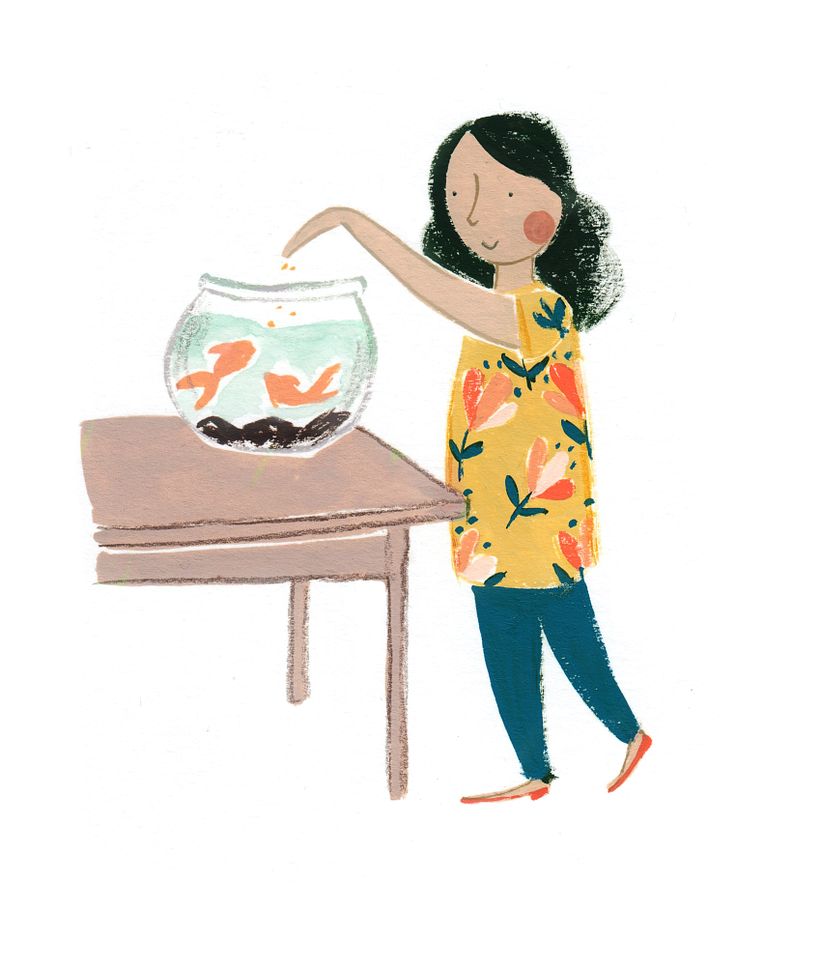 Editorial Illustration for Magnolia Magazine - Ilustración tradicional
