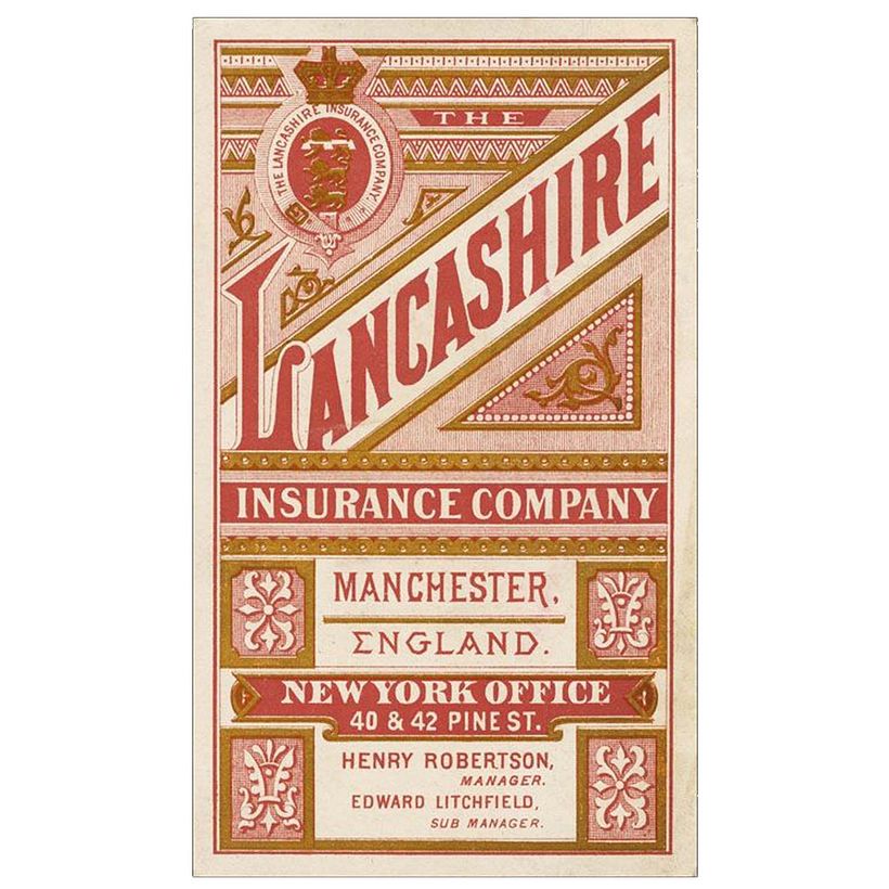 A Victorian poster displaying use of symmetry and angular frames, via Pinterest.