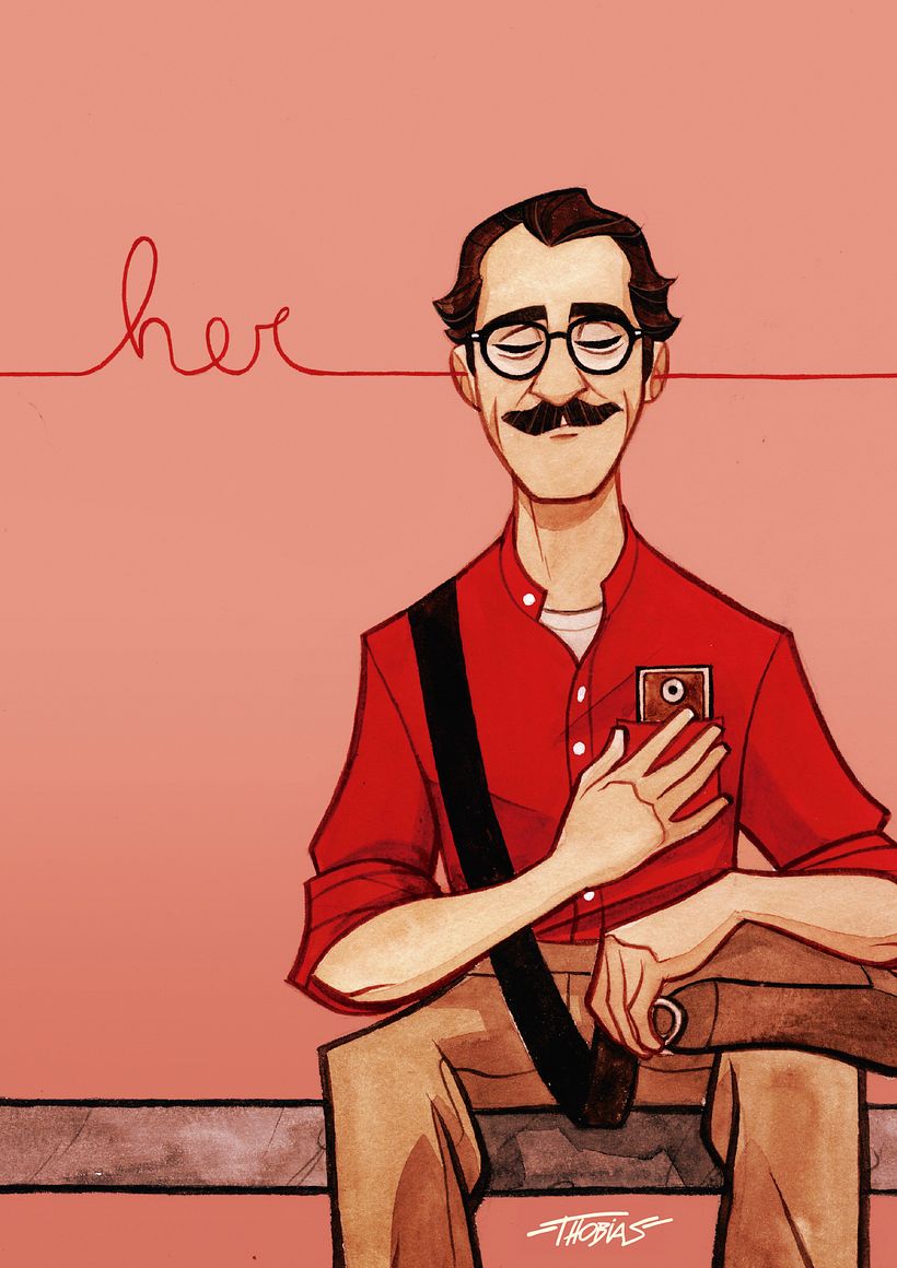 Joaquin Phoenix in „Her“