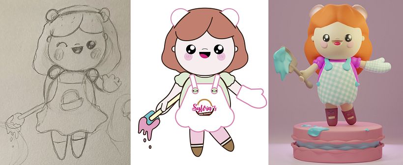 Mi Proyecto del curso: Creación de personajes kawaii en 3D con Blender  2