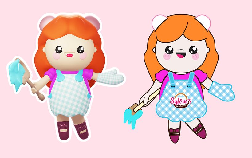 Mi Proyecto del curso: Creación de personajes kawaii en 3D con Blender  7