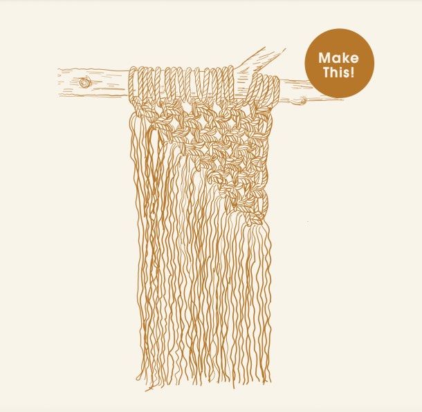 Un schéma de l'art mural que vous allez créer avec le téléchargement ci-dessous.