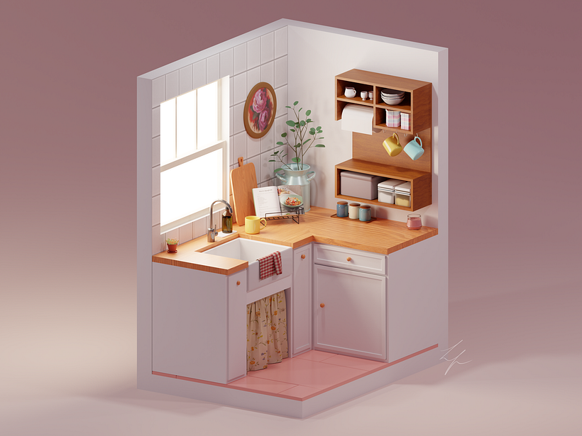 Cozy Kitchen Corner 3