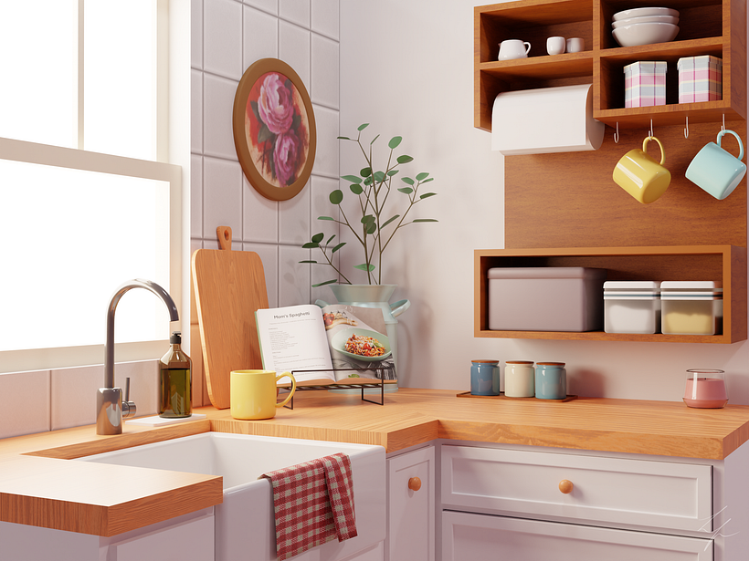 Cozy Kitchen Corner 4