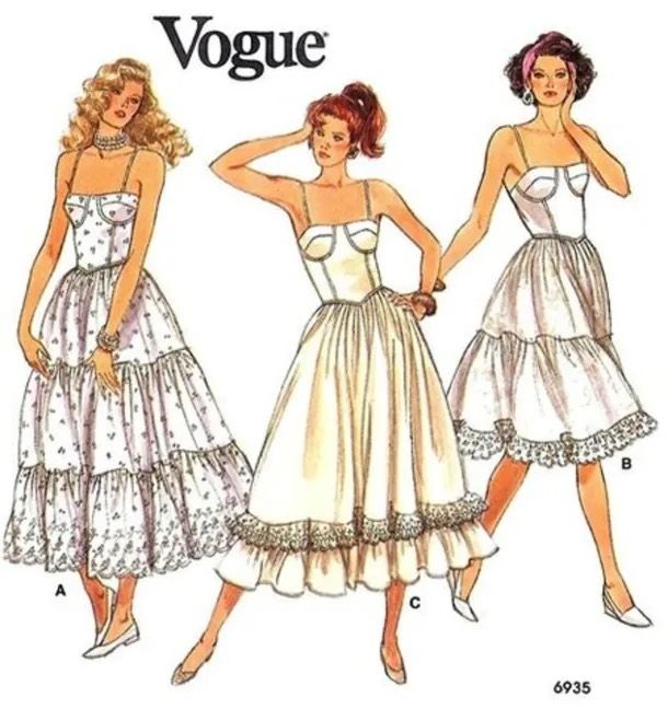 Extrait d'un numéro du magazine Vogue (1986).