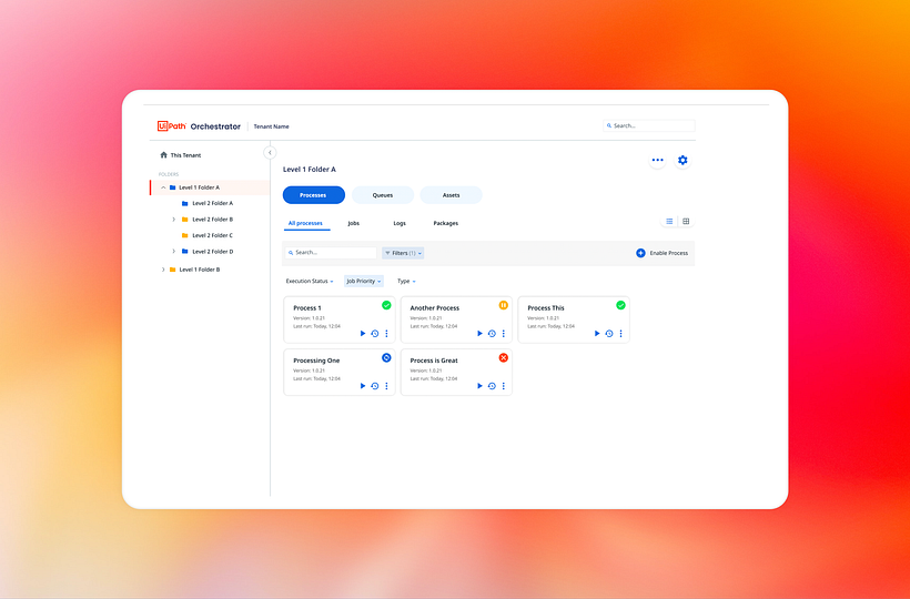 UiPath - Orchestrator Redesign 3
