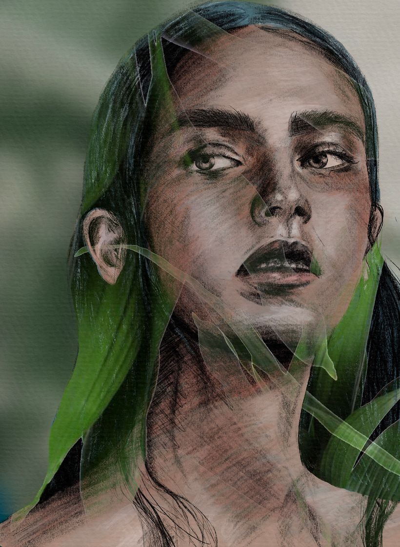 Mi Proyecto del curso: Retrato ilustrado con Procreate 2