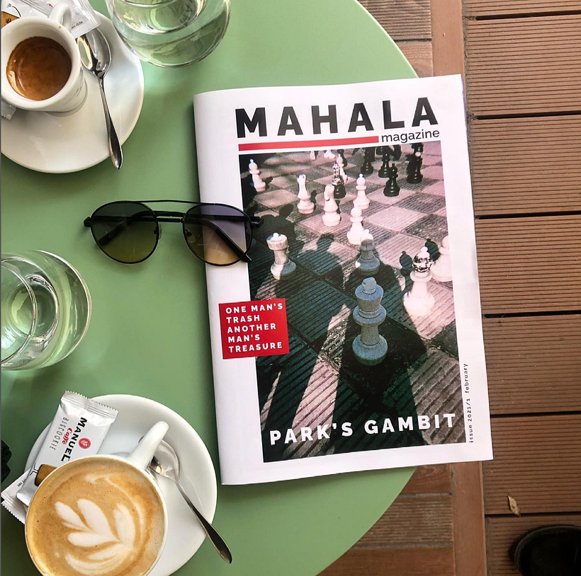 Mahala Magazine first Issue front cover.