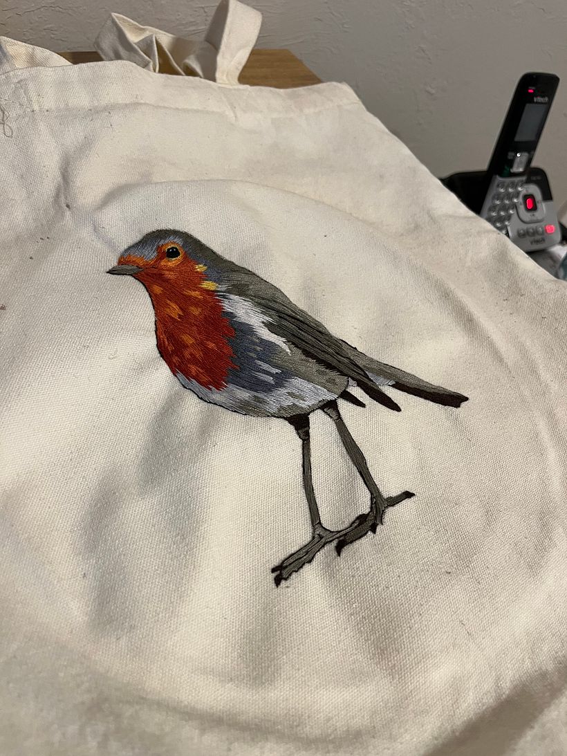 My project for course: Painting with Thread: Textile Illustration Techniques 2