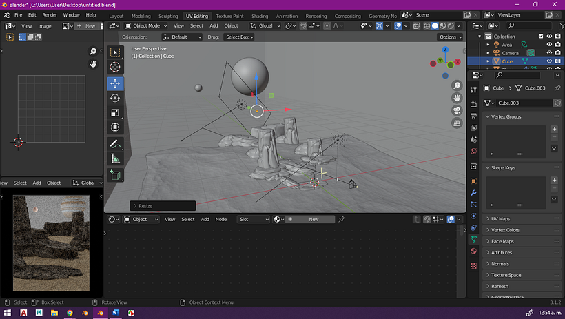 Mi Proyecto del curso: Ilustración fantástica 3D con Blender 3