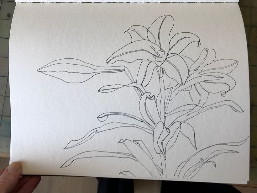 It was a bit intimidating to jump into drawing directly with a pen.  I usually work out the structure first with pencil.