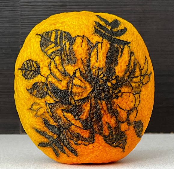 Flor de proyecto - líneas - sombras - puntillismo. 