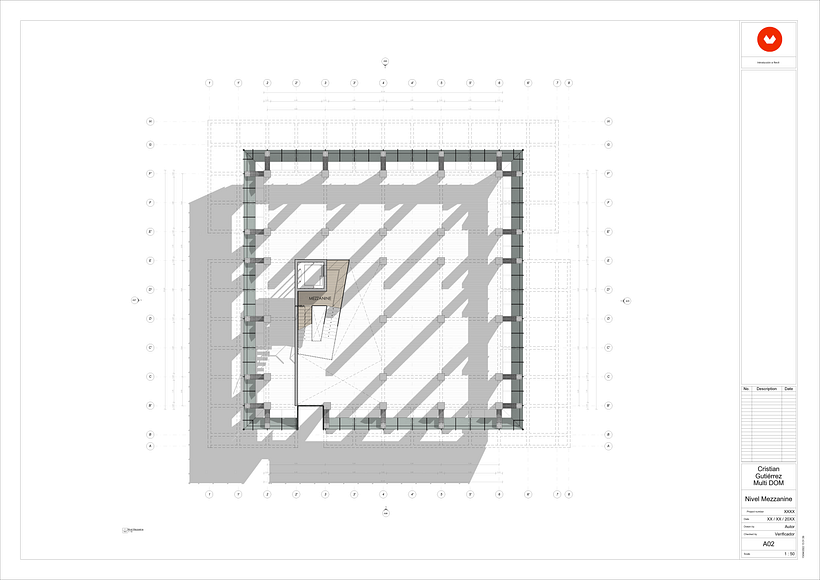 Mi Proyecto del curso: Modelado de edificios paramétricos con Revit - Cristian Gutiérrez 16