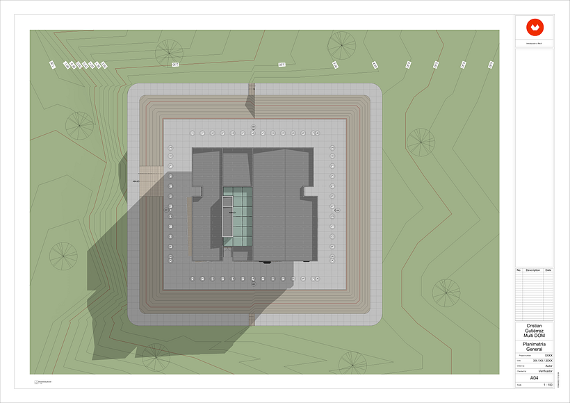 Mi Proyecto del curso: Modelado de edificios paramétricos con Revit - Cristian Gutiérrez 18