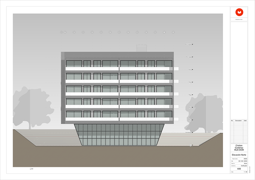 Mi Proyecto del curso: Modelado de edificios paramétricos con Revit - Cristian Gutiérrez 20