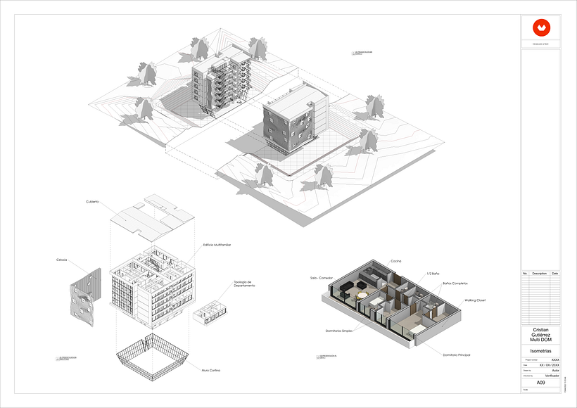 Mi Proyecto del curso: Modelado de edificios paramétricos con Revit - Cristian Gutiérrez 23