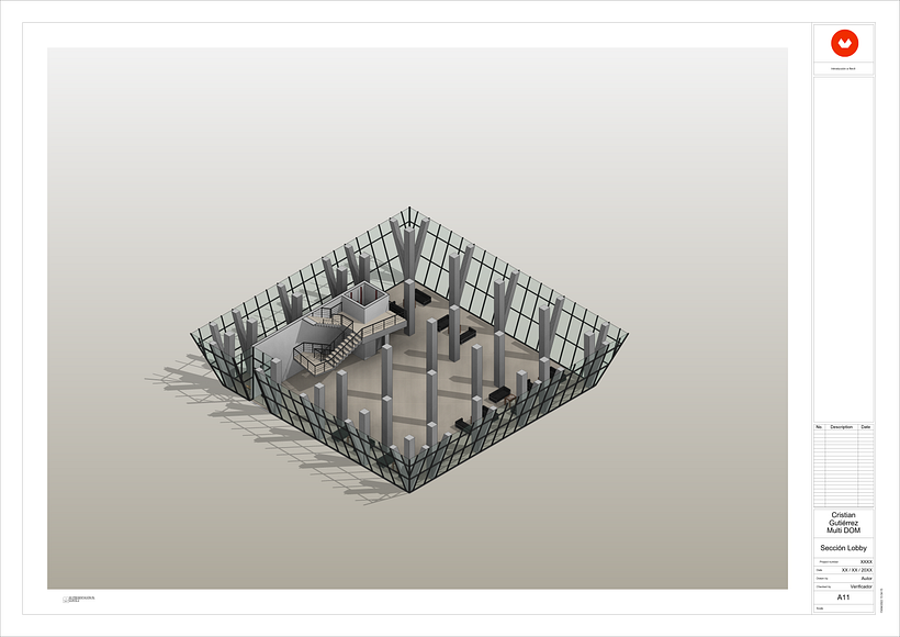 Mi Proyecto del curso: Modelado de edificios paramétricos con Revit - Cristian Gutiérrez 25