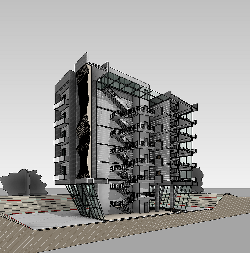 Mi Proyecto del curso: Modelado de edificios paramétricos con Revit - Cristian Gutiérrez 28