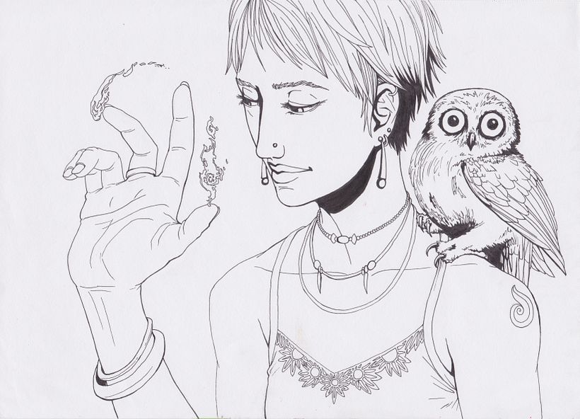 Coloring/Painting Lineart 2