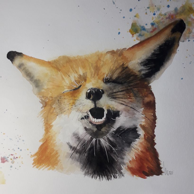 Mein Kursprojekt: Ausdrucksstarke Tierporträts in Aquarell 1