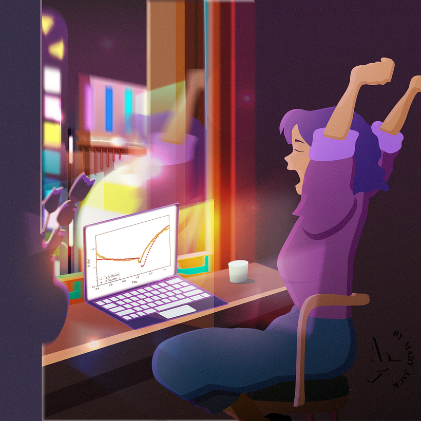 Meu projeto do curso: Ilustração vetorial com efeitos de luz 2