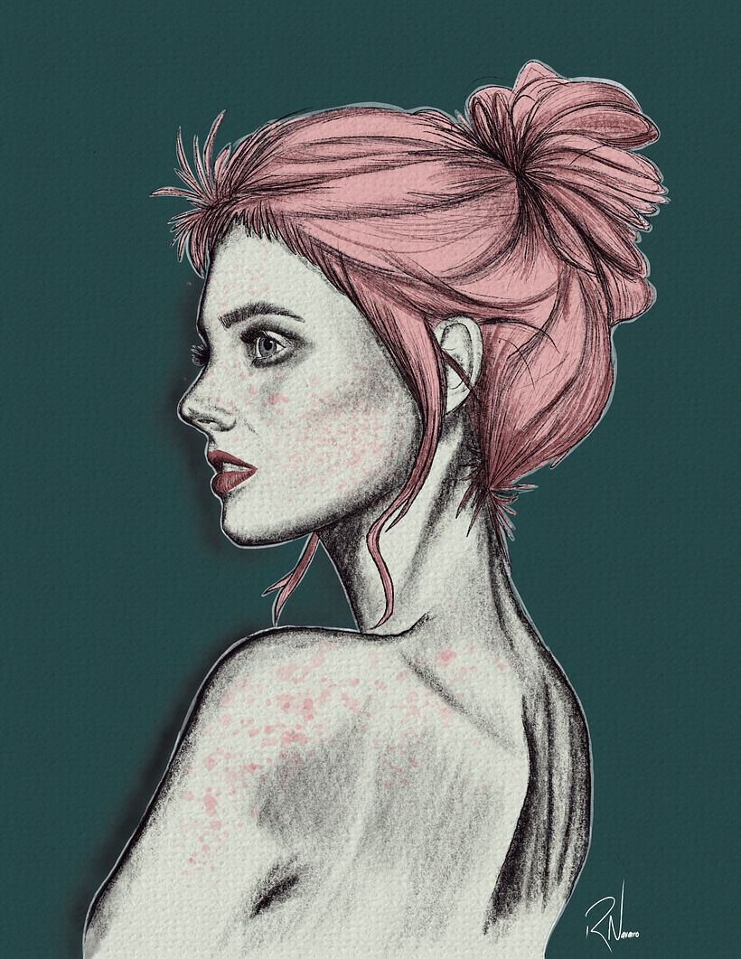 My project for course: Illustrated Portraits with Procreate 3