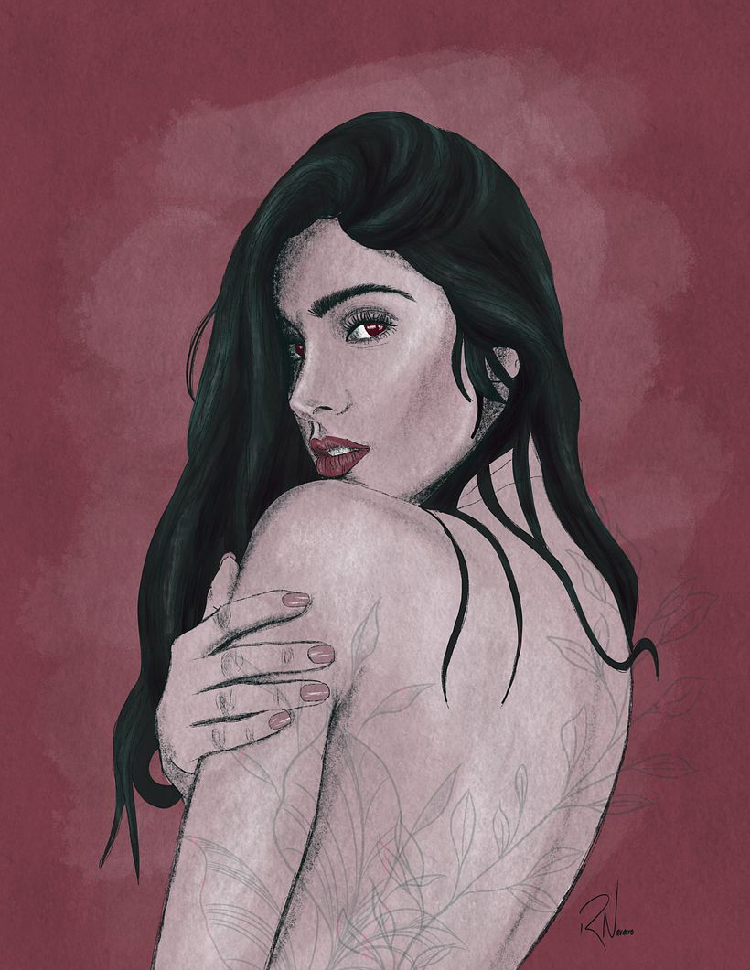 My project for course: Illustrated Portraits with Procreate 3