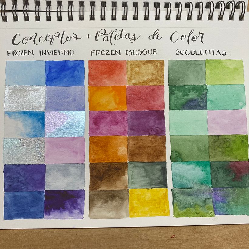 Mi Proyecto del curso: Creación de paletas de color con acuarela 3