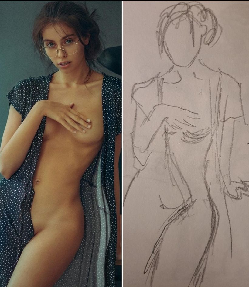 Mi Proyecto del curso: Dibujo realista de la figura humana 2