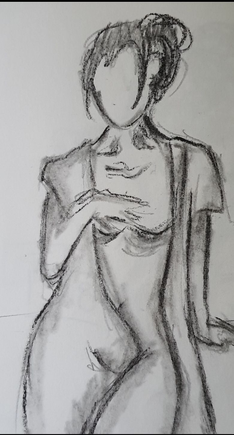 Mi Proyecto del curso: Dibujo realista de la figura humana 4