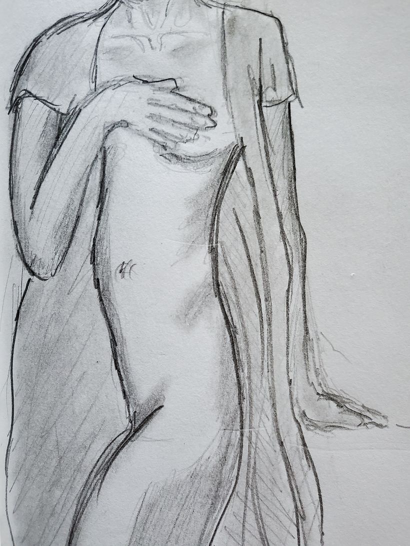 Mi Proyecto del curso: Dibujo realista de la figura humana 7