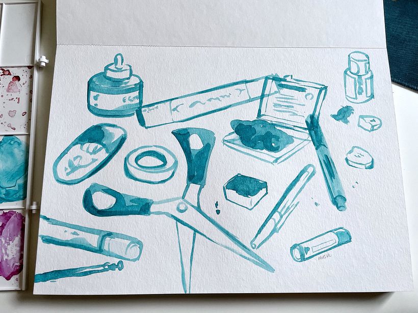 desk mess