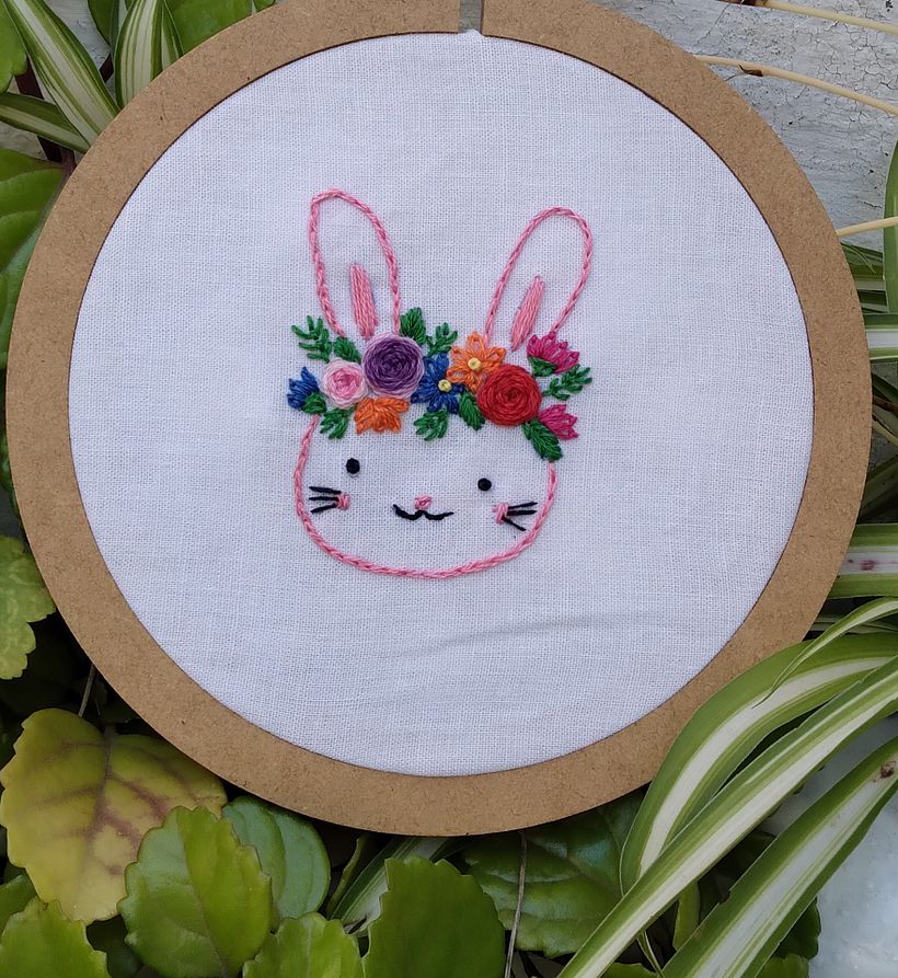 Conejito floral  3