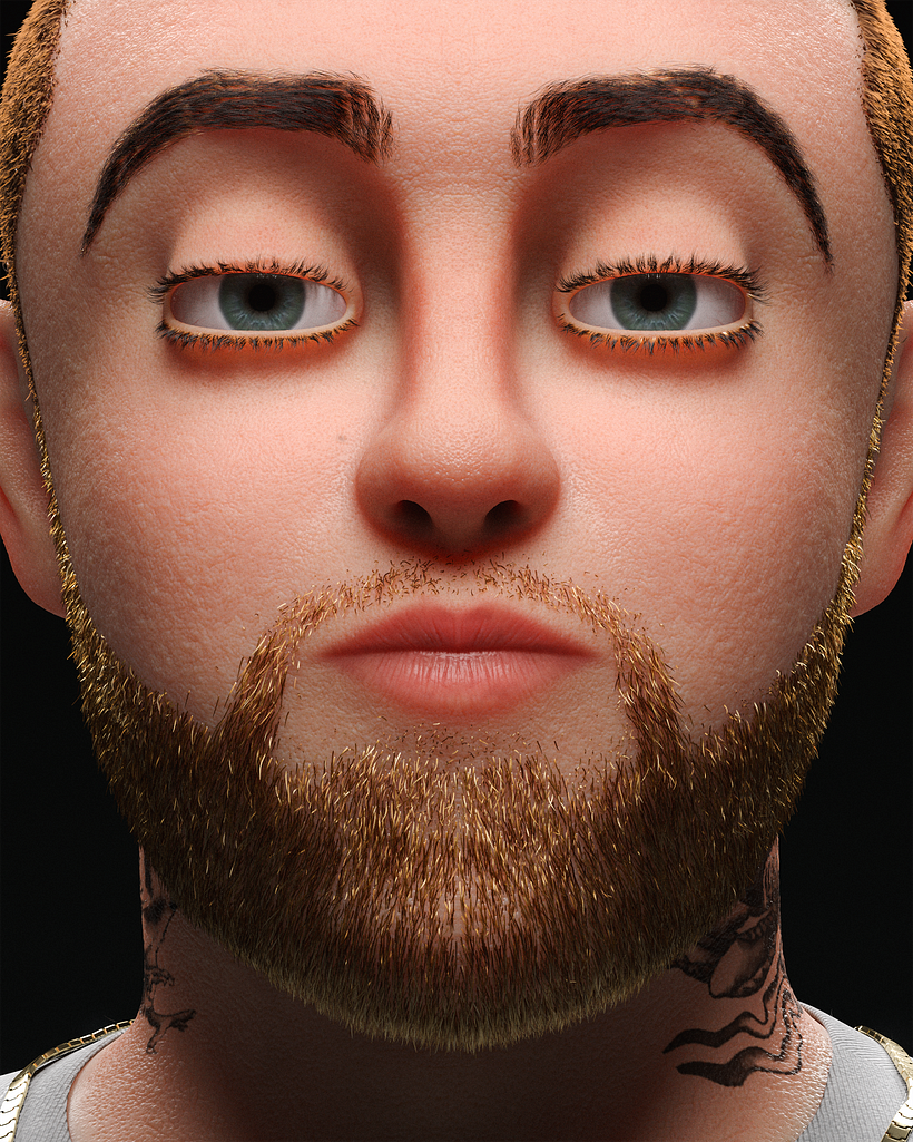 Mac Miller tribute - Traditional illustration