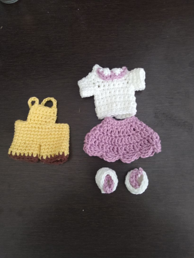 Meu projeto do curso: Amigurumi: design de roupa, cabelo e acessórios 2