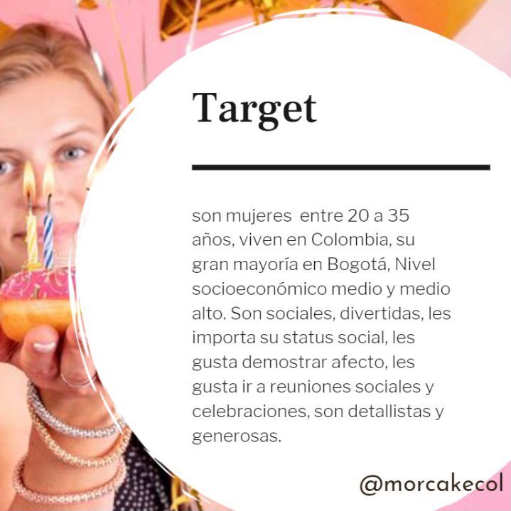 Mi Proyecto del curso: Estrategia de marca en Instagram MorCake 4