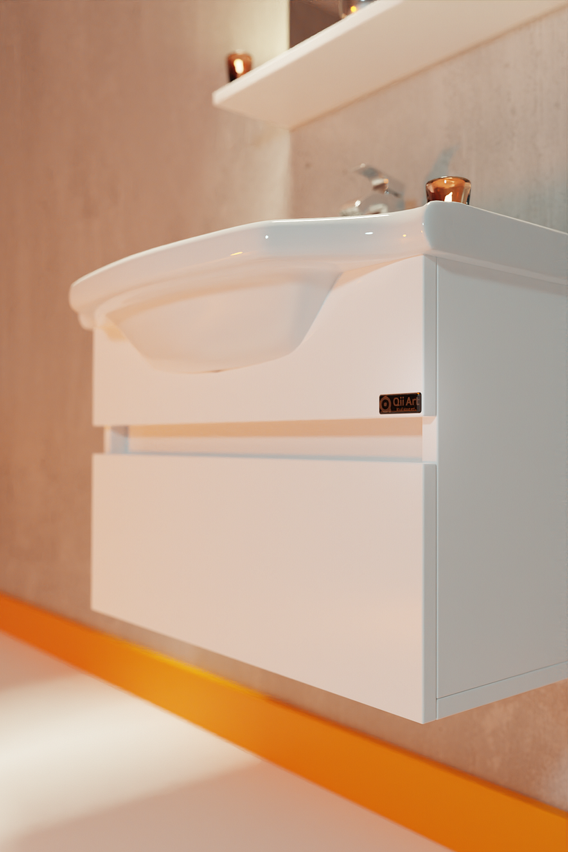 Antlia 65 cm Bathroom Cabinet Design for QiiArt