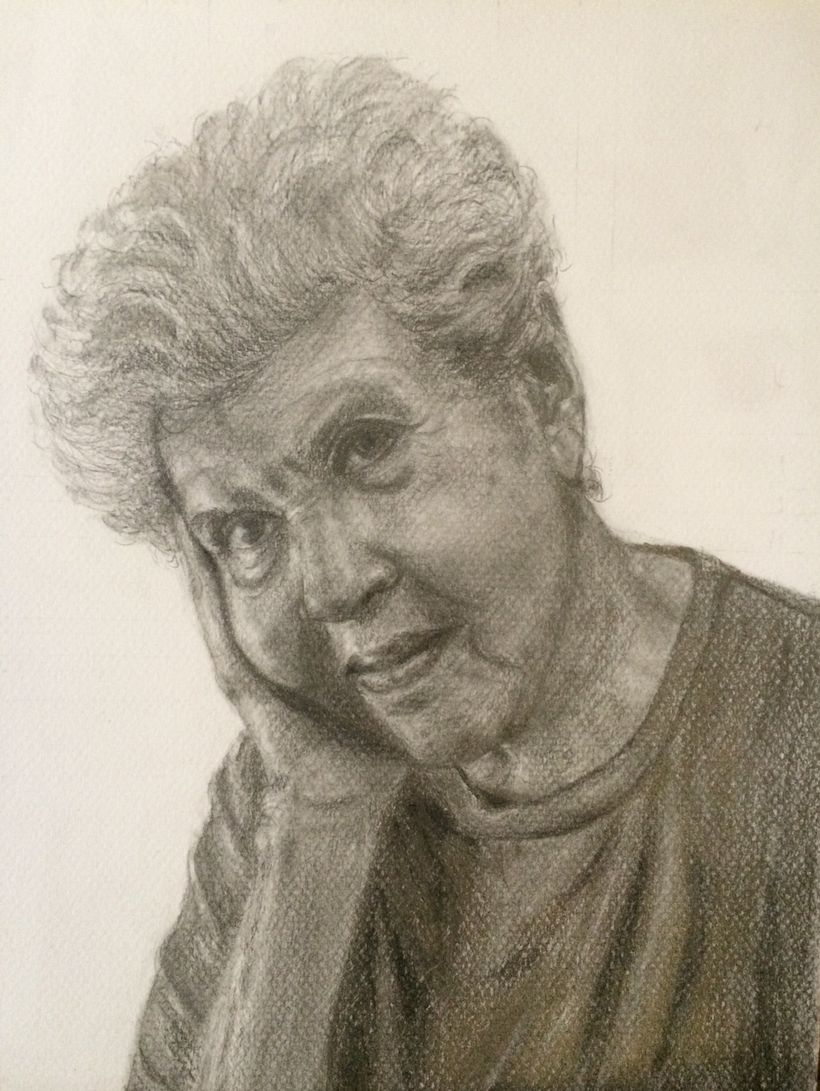 Mi Proyecto del curso: Retrato realista con lápiz de grafito 2