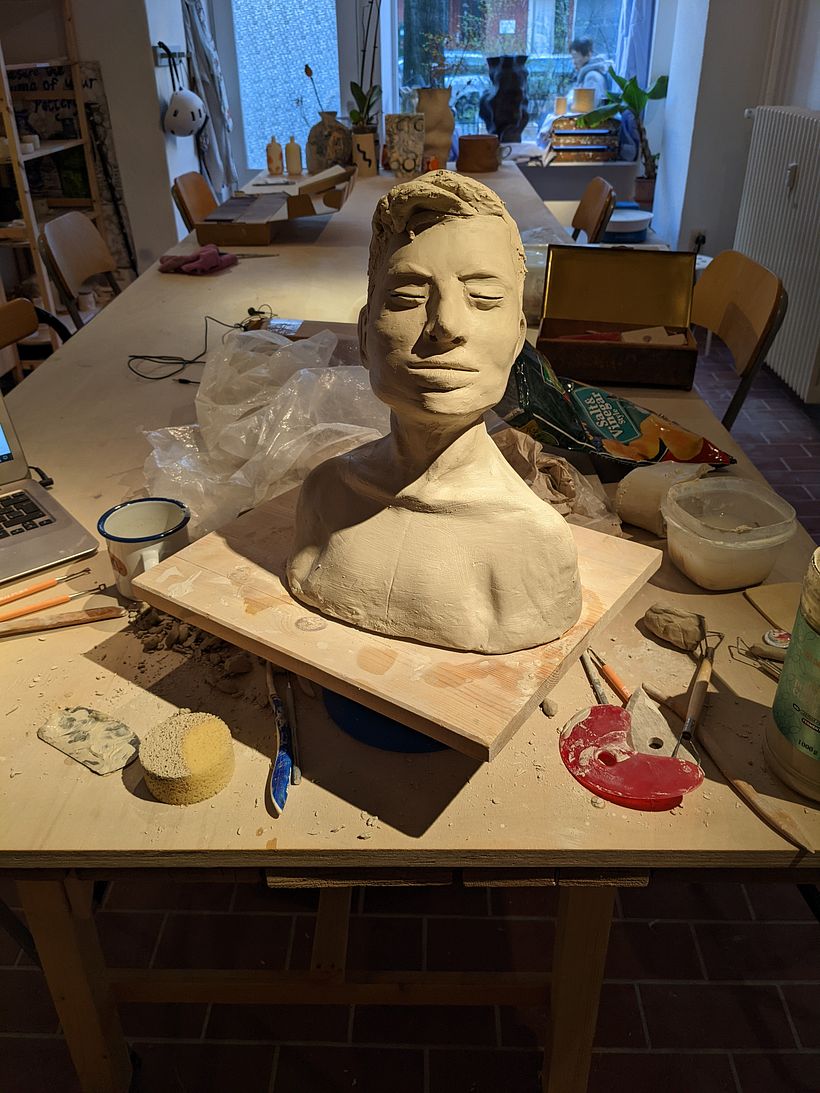 My project for course: Introduction to Clay Figurative Sculpture 2
