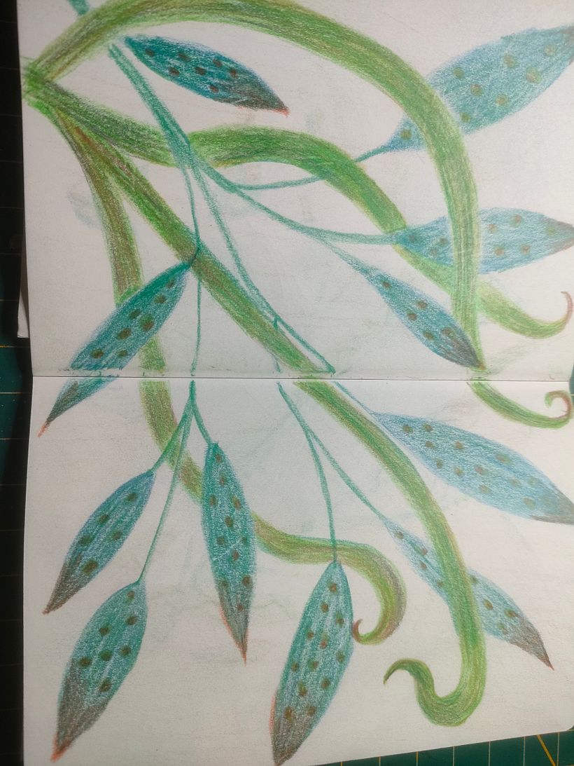 My project for course: Botanical Patterns in a Sketchbook: Conquer the Blank Page 5