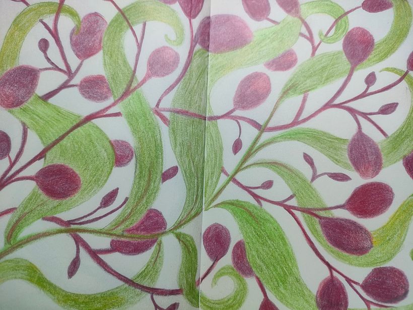 My project for course: Botanical Patterns in a Sketchbook: Conquer the Blank Page 9