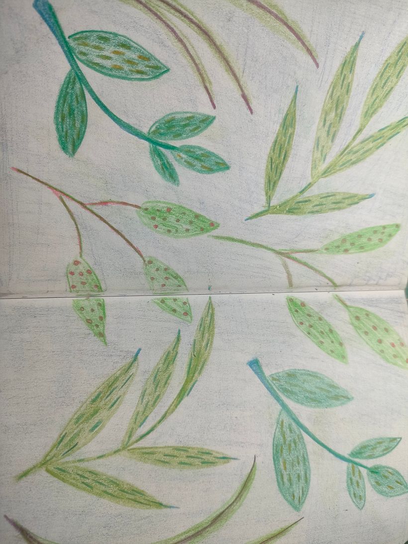 My project for course: Botanical Patterns in a Sketchbook: Conquer the Blank Page 4