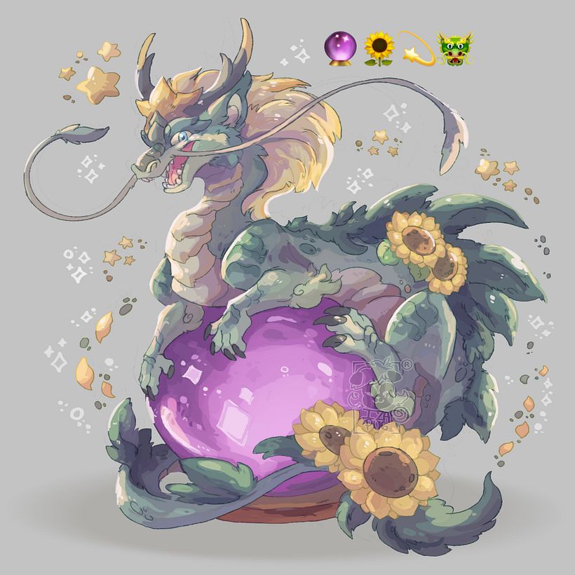 Emojis Challenge 5 - Dragons Themes 5