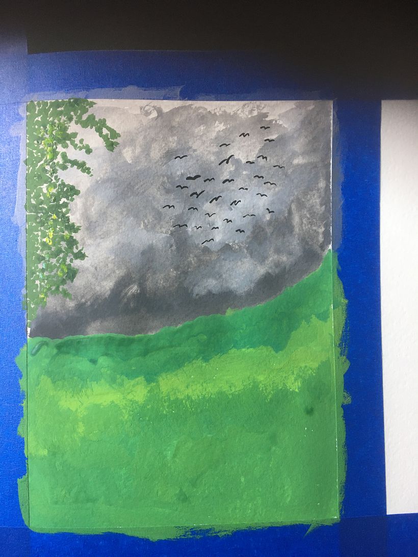 My project for course: Painting Atmospheric Landscapes with Gouache 3