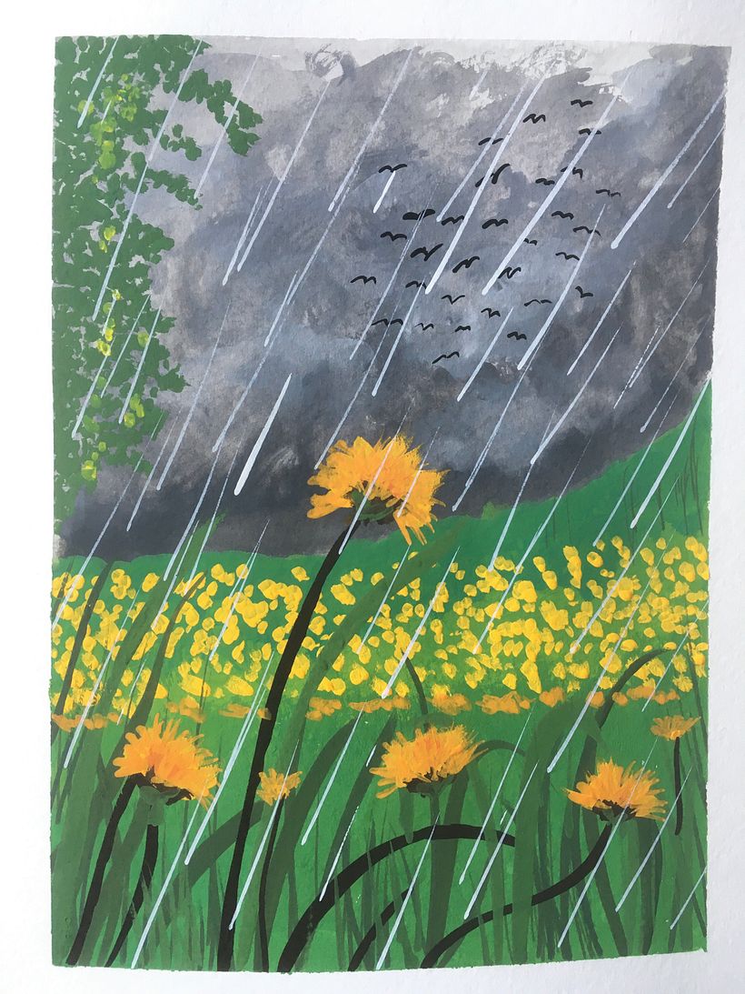 My project for course: Painting Atmospheric Landscapes with Gouache 4